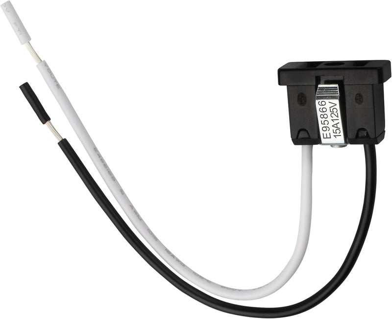 Fospectra S99270748 مخرج مروحة العادم لمروحة بروان، مروحات تهوية الحمام، قطعة استبدال مخرج سوداء لمروحة بروان نوتون، 15A، 125V، 16AWG، 1 قطعة - Image 1